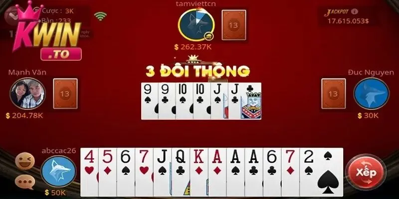 Chinh Phục Sâm Lốc 3 Đôi Thông KWIN - Bí Kíp Sử Dụng 3 Đôi Thông Hiệu Quả Nhất 2 Chiến thuật ra bài và tận dụng hiệu quả